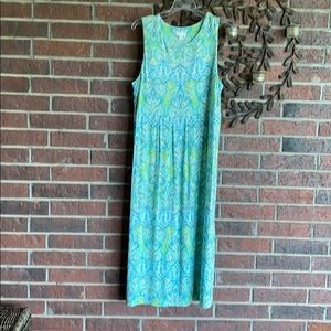 J.Jill long maxi dress size petite large LP